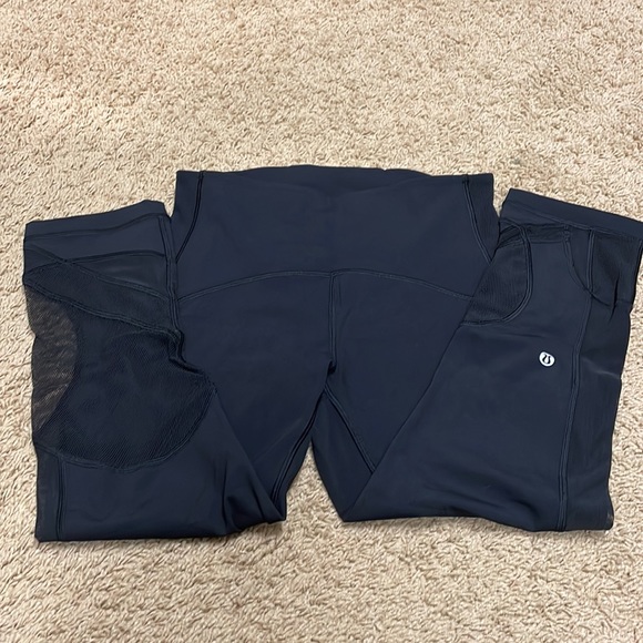 NWOT Lululemon Clear The Court Crop 21" - Picture 2 of 14